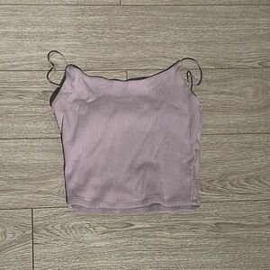 Garage Lavender Ribbed Women's Top